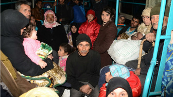 Aleppo Refugees Bus