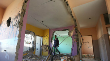  [Anadolu]West Bank home demolition 