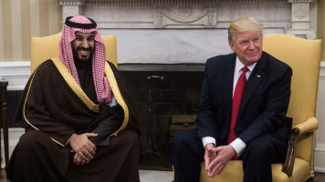 Trump MBS AFP