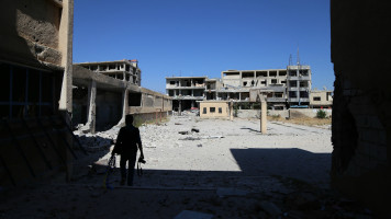 Syria destruction Daraa