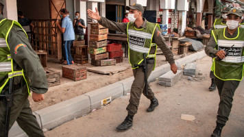 morocco coronavirus police