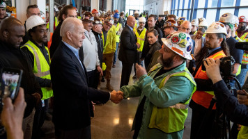 Biden in Michigan - Getty