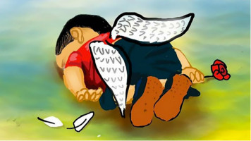 Aylan Kurdi cartoon