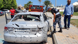 libya rocket strike mitiga airport getty