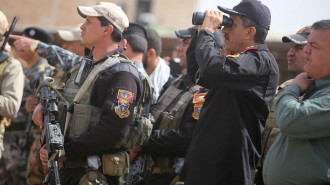 Iraqi army officers [AFP]