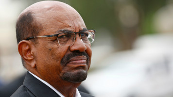 Omar al-Bashir saudan -- AFP