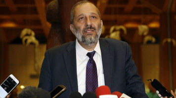 Interior Minister Arye Deri - AFP