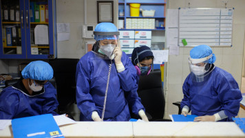 Iran covid hospital - Getty