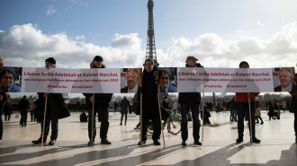 Adelkhah Marchal protest - Getty