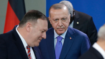 Pompeo Erdogan Getty