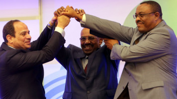 Egypt Sudan Ethiopia agreement Renaissance Dam [AFP]