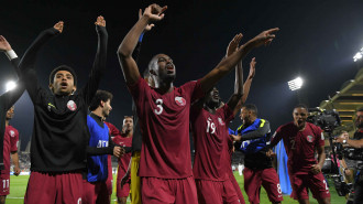 Qatar football celebrate Getty