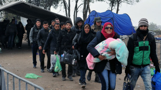 Refugees Balkans AFP