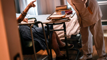 Nurse and patient - getty