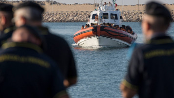 Med migrants coast guard - Getty