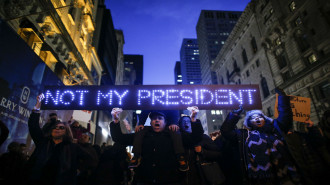 Trump protests AFP