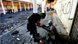 Iraq protests -- Getty