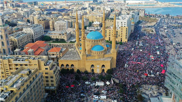 Lebanon protests -- AFP