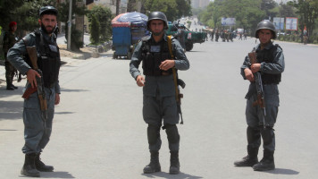 Afghan security officials