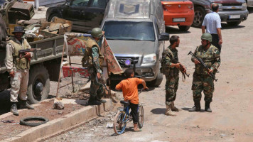 Syrian children Daraa - AFP