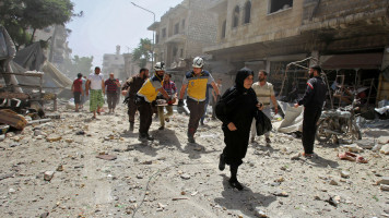 Idlib bombing - Getty