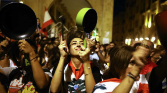 Lebanon pot protest - AFP