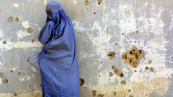 Afghanistan women -- afp