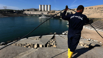 Mosul dam Iraq work