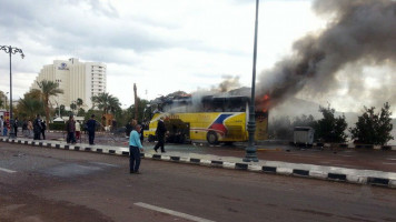 Sinai attack tourist bus AFP