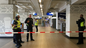 The Central Railway Station in Amsterdam - AFP