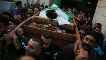 Gaza fisherman funeral -Getty