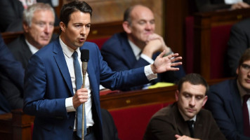 Guillaume Peltier at the National Assembly [GETTY]