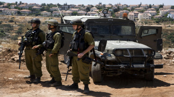 Israeli army jeep Getty