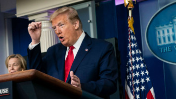 Trump press conf - Getty