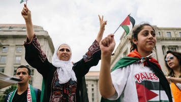 DC protest pro Palestine = Getty