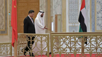 Xi jinping and bin zayed - AFP