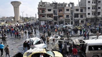 Homs Blasts  AFP