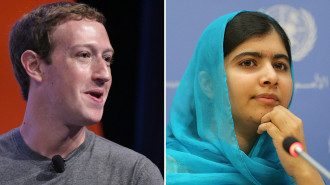 Malala Mark Zuckerberg [Getty[