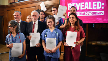 Corbyn NHS - Getty