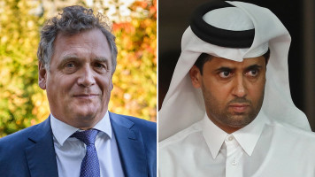 Jerome Valcke Nasser Al-Khelaifi 