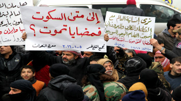 Madaya protests Anadolu