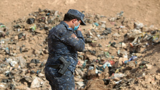 Mass grave Mosul AFP