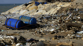 Garbage litters Lebanese shores