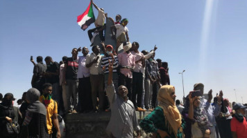 Sudan protests -- AFP