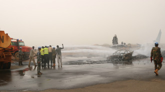 Plane crash Sudan -- AFP