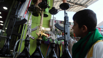 Shisha guns lebanon afp