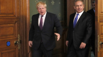 boris johnson netanyahu getty