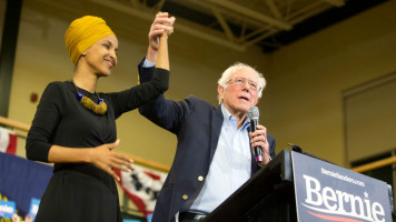 ilhan omar bernie sanders