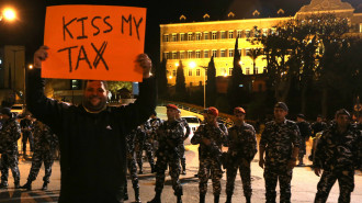 Lebanon tax protests -- AFP 