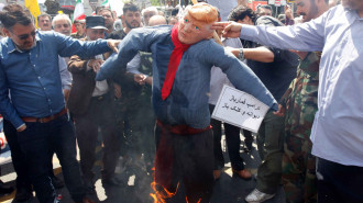 quds day trump effigy - getty